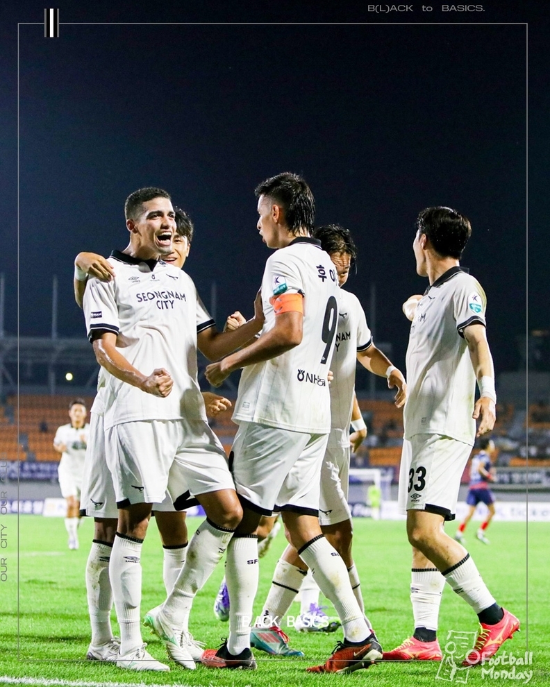 하나은행 K리그2 2025’ 29라운드 충북청주와의 경기에서 득점 후 포효하는 성남 FC 후이즈 ⓒ 성남 FC 공식 SNS