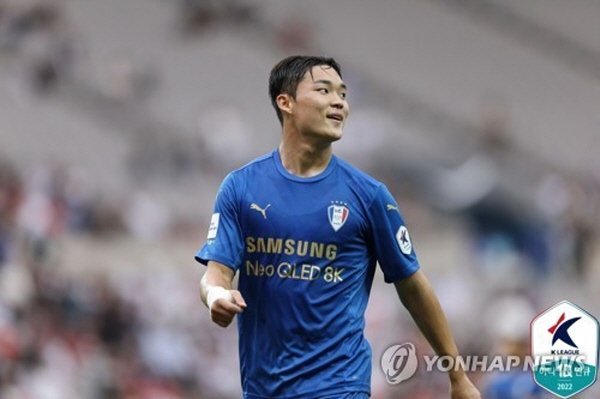 12골로 팀 내 최다 득점을 기록중인 오현규 ©연합뉴스=한국프로축구연맹 제공 12골로 팀 내 최다 득점을 기록중인 오현규 ©연합뉴스=한국프로축구연맹 제공